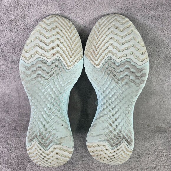 Womens Nike Mint Green Epic React Flyknit Running Shoes Athletic Sneakers 10 - Picture 8 of 8